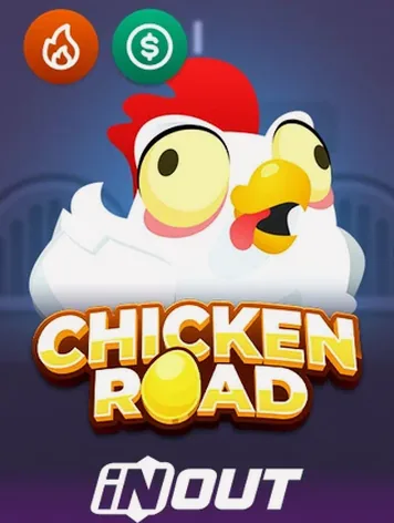 Gokkast Chiken Road van InOut bij Luxe Vegas