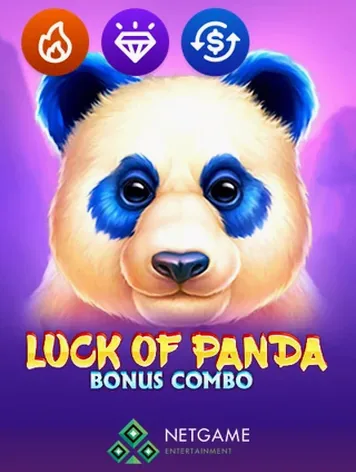 Gokkast Luck of Panda Bonus Combo van Netgame bij Luxe Vegas