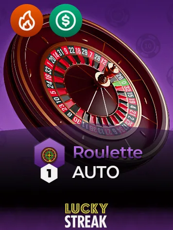 Livetafel Auto Roulette 1 Lucky Streak bij Luxe Vegas