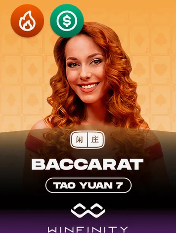 Livetafel Tao Yuan Baccarat 7 Winfinity bij Luxe Vegas